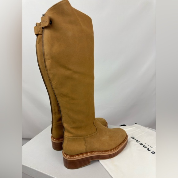 CLERGERIE Paris Canada2 Nubuck Leather Tall Riding Style Boots US 8/EU 3… - Picture 3 of 15